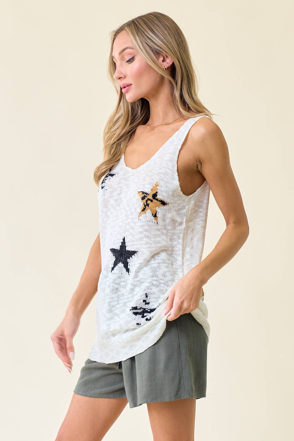 Star Sweater Tank