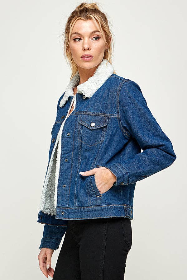 SHERPA DENIM JACKET