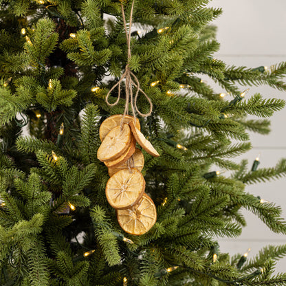 Ragon House - 13" ORANGE SLICE HANGING ORNAMENT