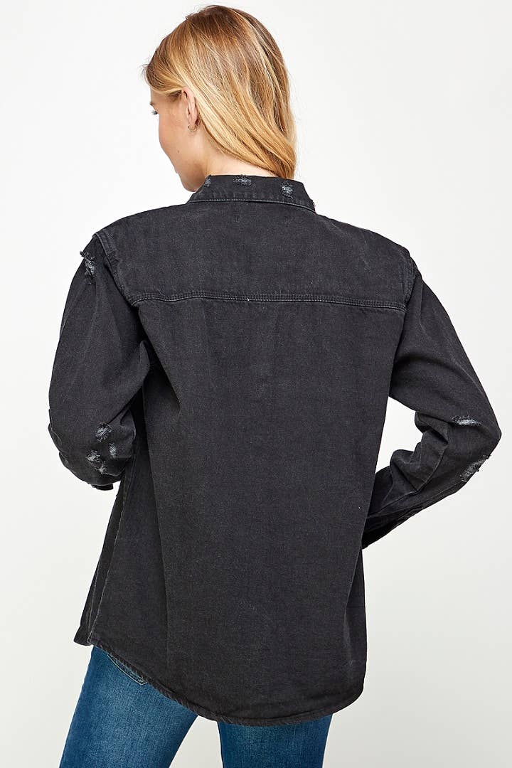 WOMEN'S DENIM SHIRT