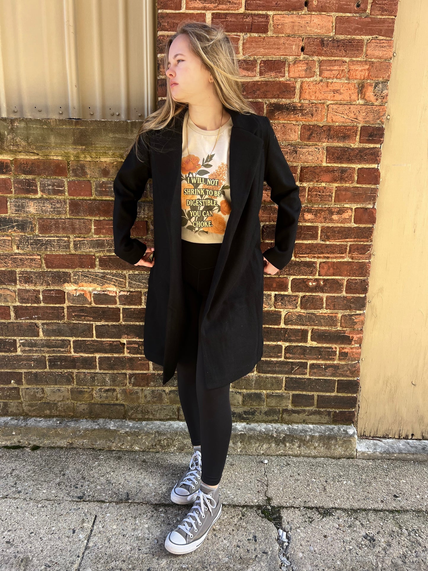 I WILL NOT SHRINK TO BE DIGESTIBLE