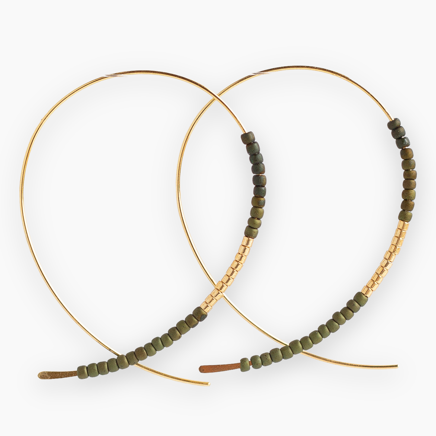 NORAH EARRINGS - OLIVE