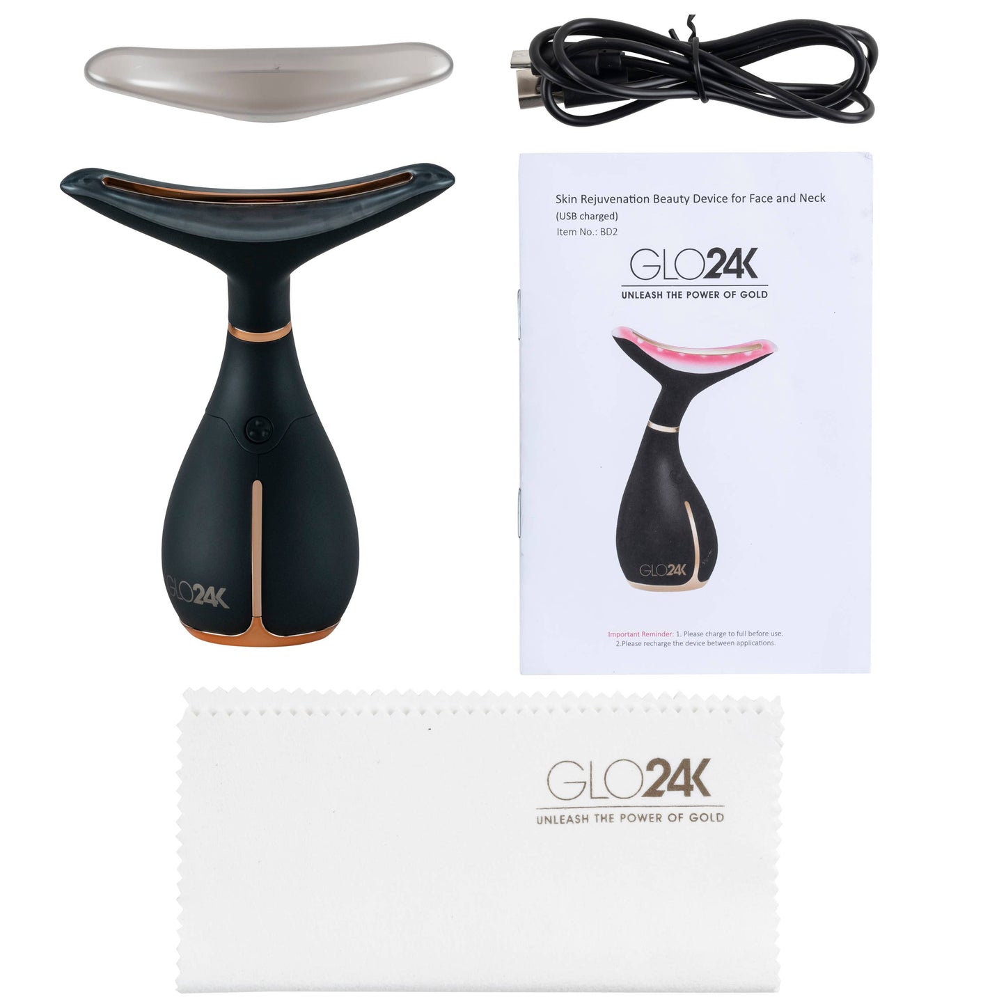 GLO24K - GLO24K Skin Rejuvenation Beauty Device for Face and Neck