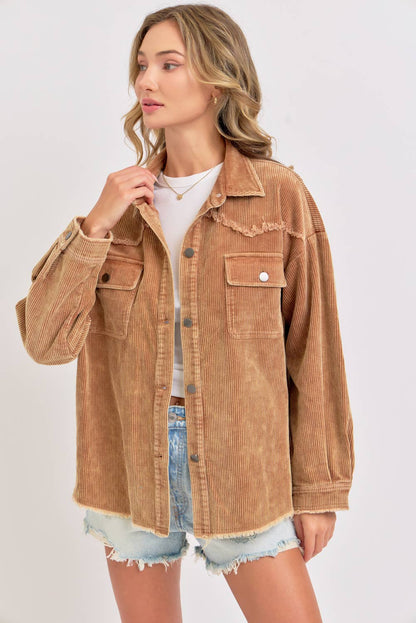 SHACKET MINERAL WASHED CORDUROY