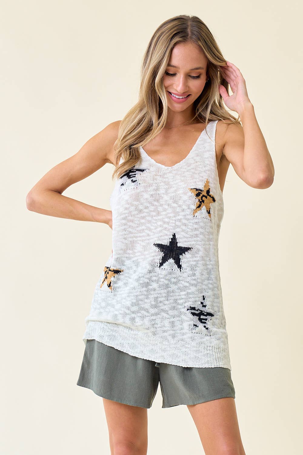 Star Sweater Tank