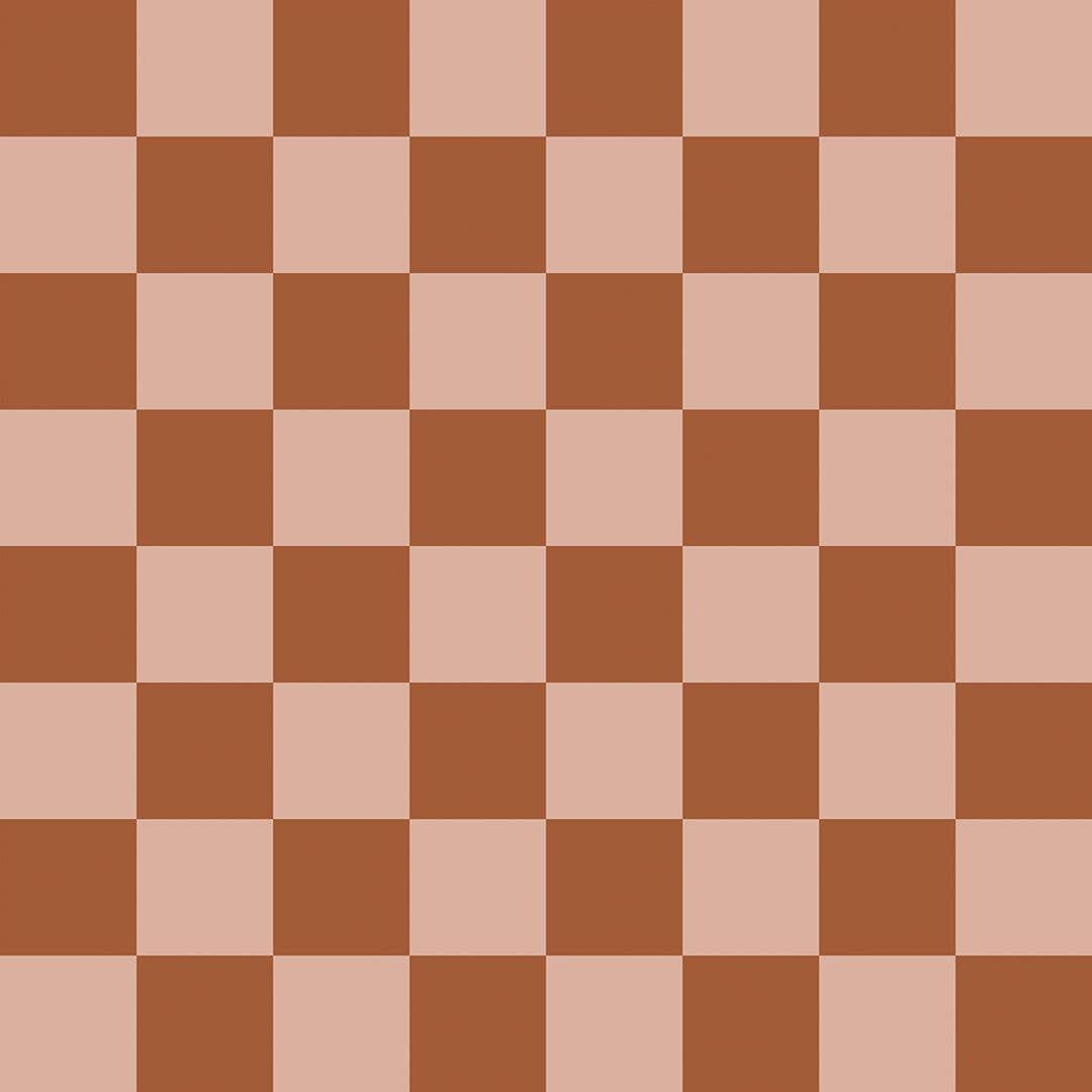 Tempaper & Co ® - Checkmate Blush Peel and Stick Wallpaper: Retro Blush