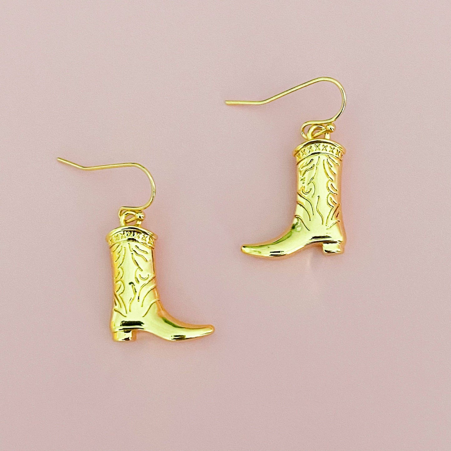 COWGIRL BOOTIE DANGLE EARRING