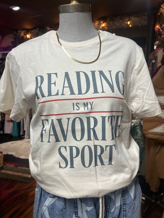 READING IS MY FAVORITE SPORT