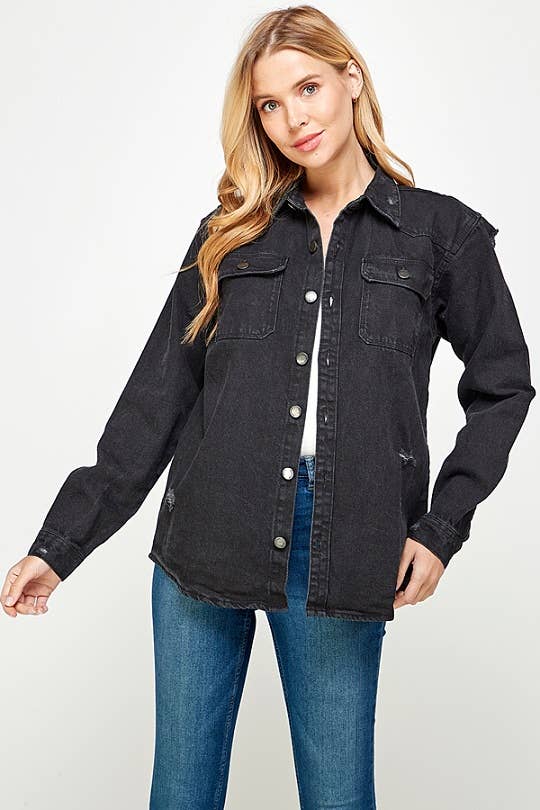 WOMEN'S DENIM SHIRT