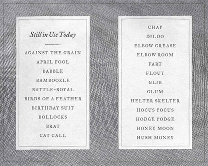 Chronicle Books - A Pocket Dictionary of the Vulgar Tongue