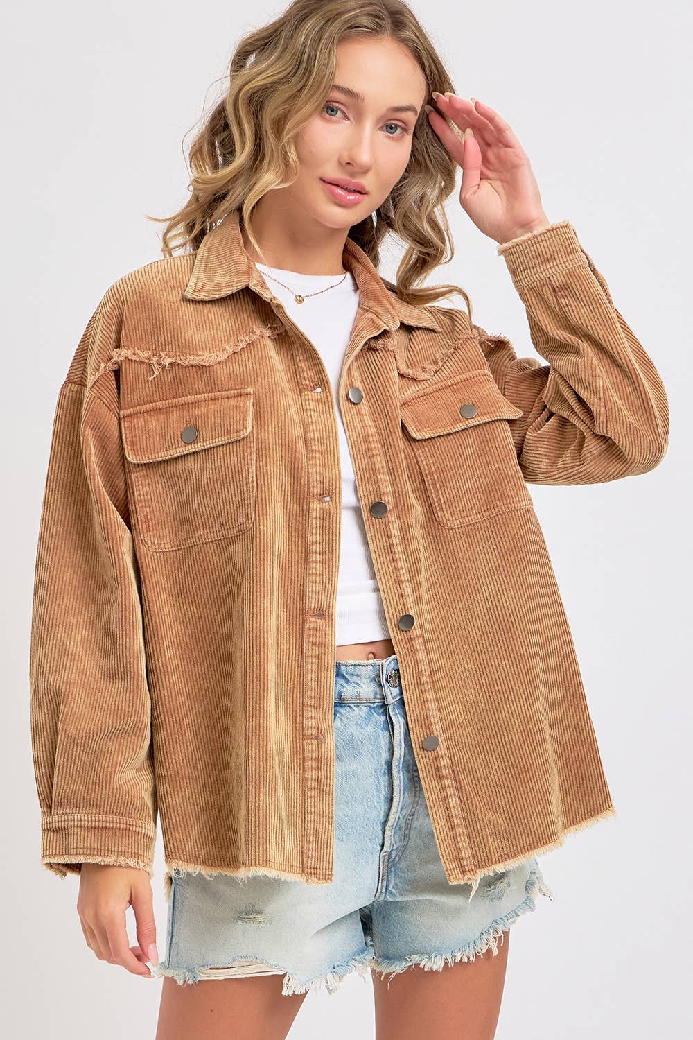 SHACKET MINERAL WASHED CORDUROY