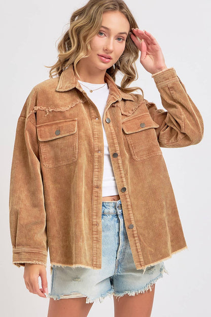 SHACKET MINERAL WASHED CORDUROY