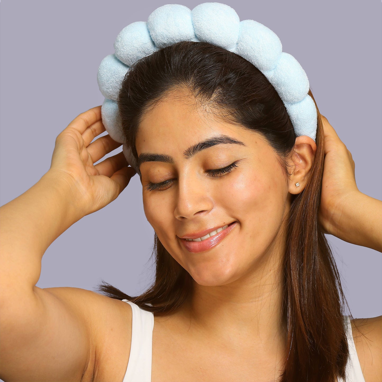 My Spa Life - Cloud Skincare Headband, For all Hair types - (Pink or Blue)