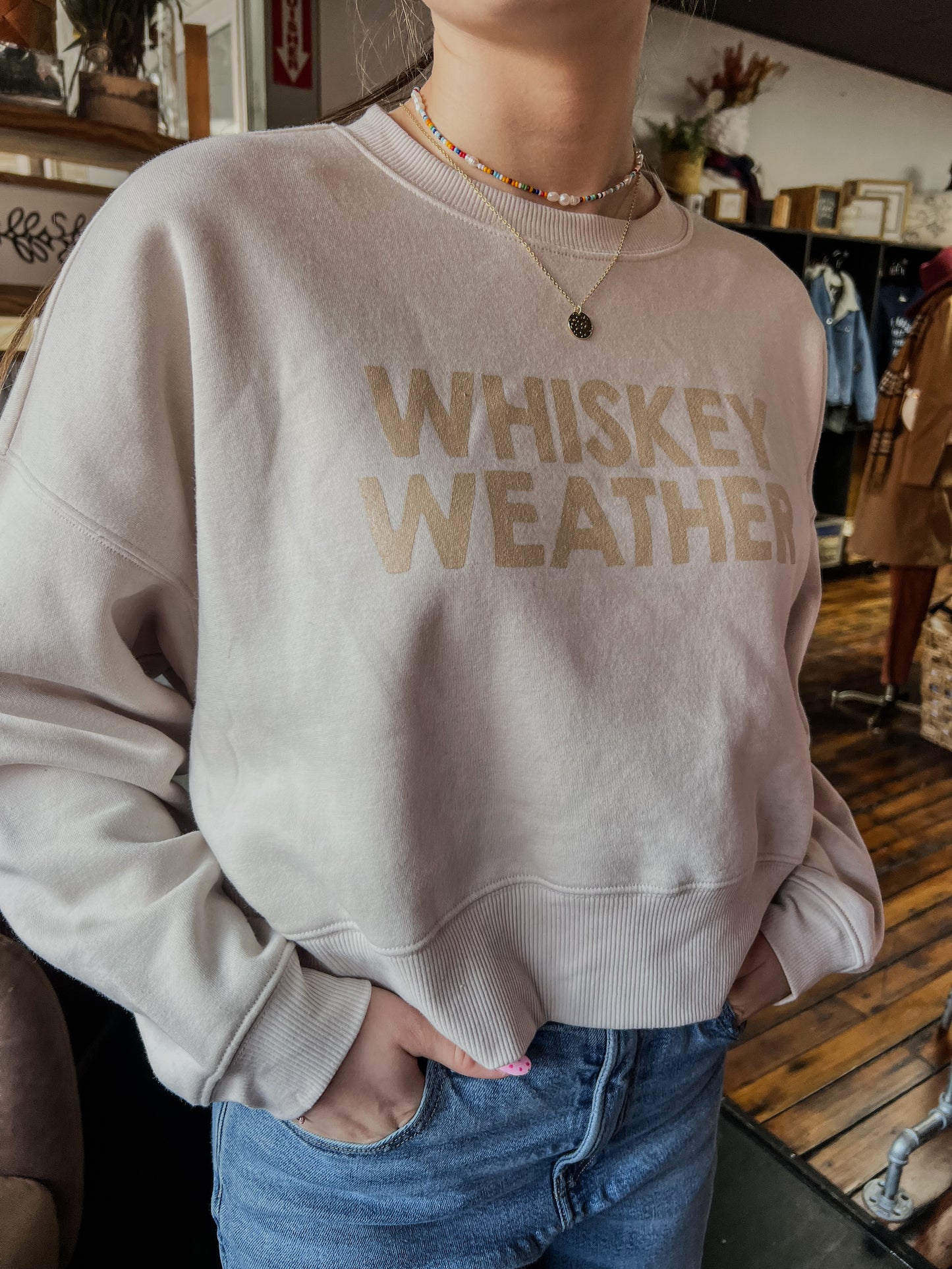 WHISKEY WEATHER CREAM CREW