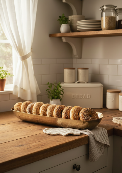 Made Market Co. - Brass Bread Bowl