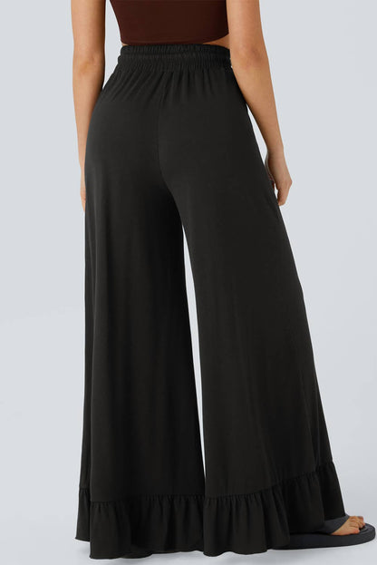 WIDE LEG HIGH WAIST PANTS