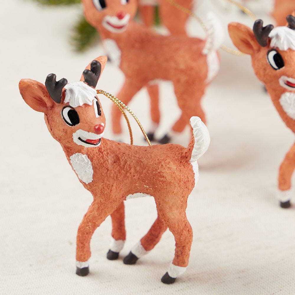 Factory Direct Craft - Rudolph Reindeer Christmas Holiday Ornament