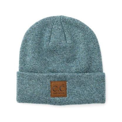 Aili's Corner - C.C® Heathered Boyfriend Beanie: Heather Cacao