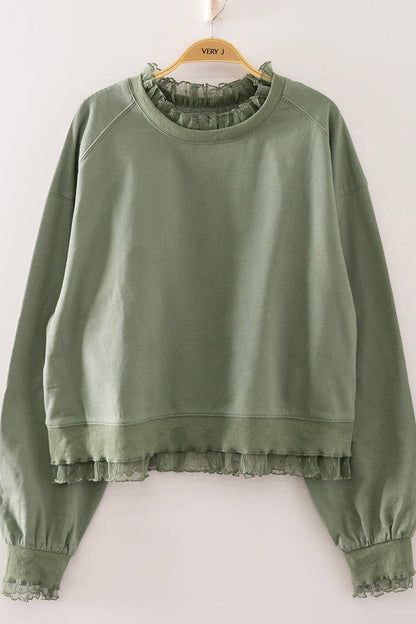 LACE LAYERED TOP