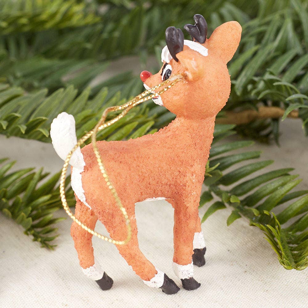 Factory Direct Craft - Rudolph Reindeer Christmas Holiday Ornament