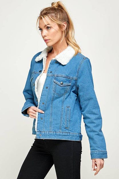 SHERPA DENIM JACKET