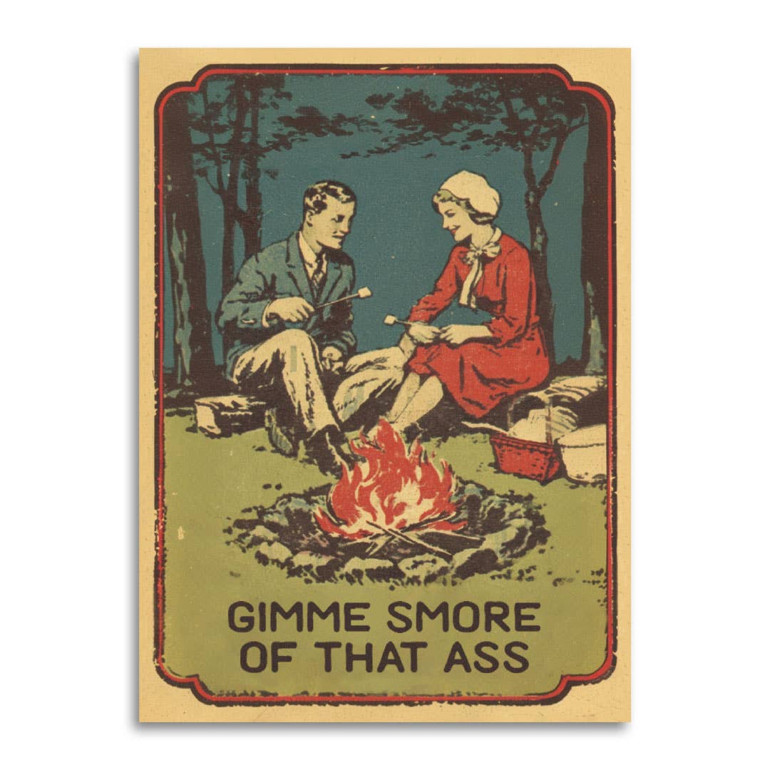 Bad Betty Greeting Co. - Gimme Smore of That Ass - Funny Romantic Greeting Card