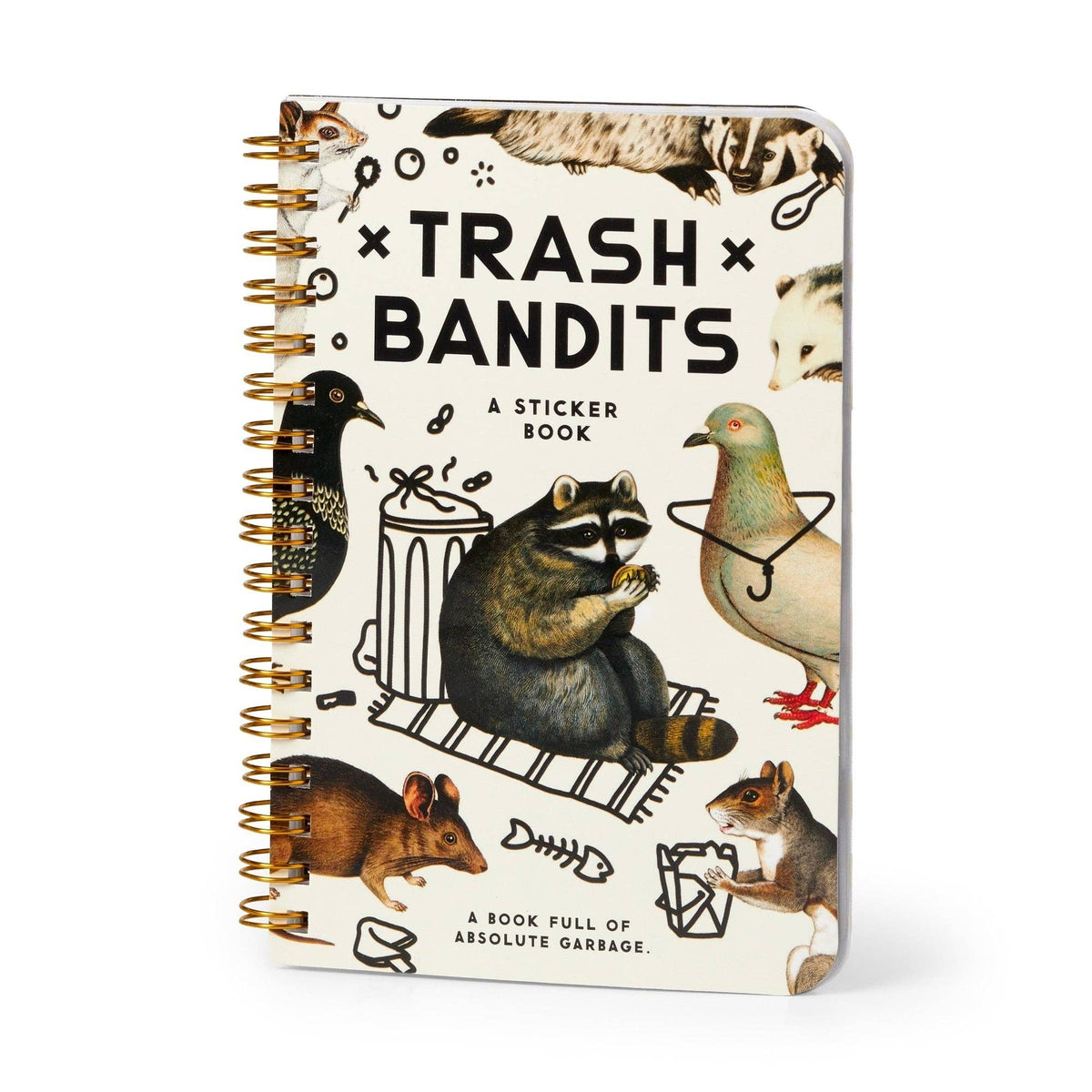 Chronicle Books - Brass Monkey Trash Bandits Sticker Book