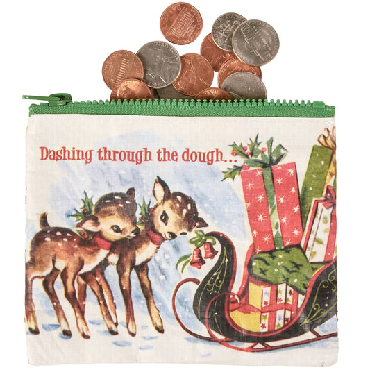DASHING THROUGH THE DOUGH ZIPPER WALLET