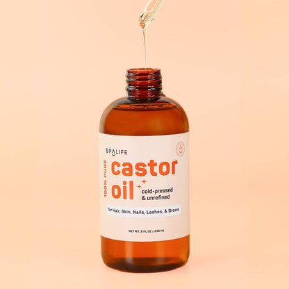 My Spa Life - Castor Oil 100% Pure - For Hair, Skin, Nails, Lashes & Brows