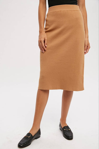 MIDI SWEATER SKIRT