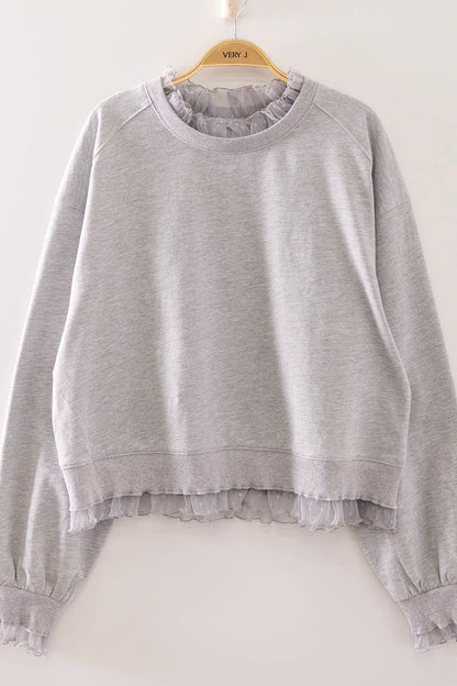 LACE LAYERED TOP