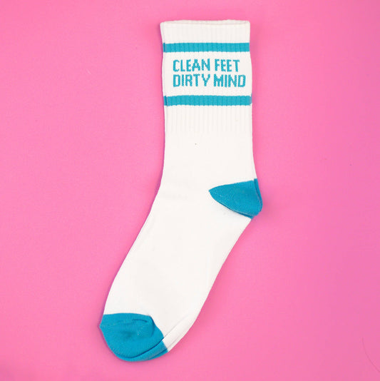 CLEAN FEET DIRTY MIND SOCKS