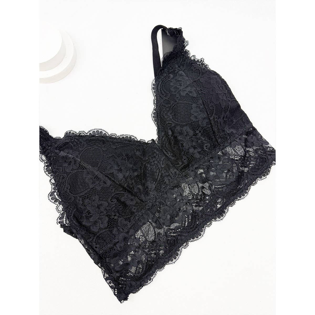 Love and Repeat - Floral Lace Bralette with Adjustable Straps : CAFE CREME / S-M-L-XL(1-2-2-1)