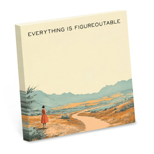 EVERYTHING IS FIGUREOUTABLE STICKY NOTES