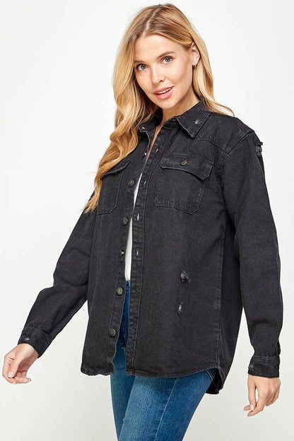 WOMEN'S DENIM SHIRT