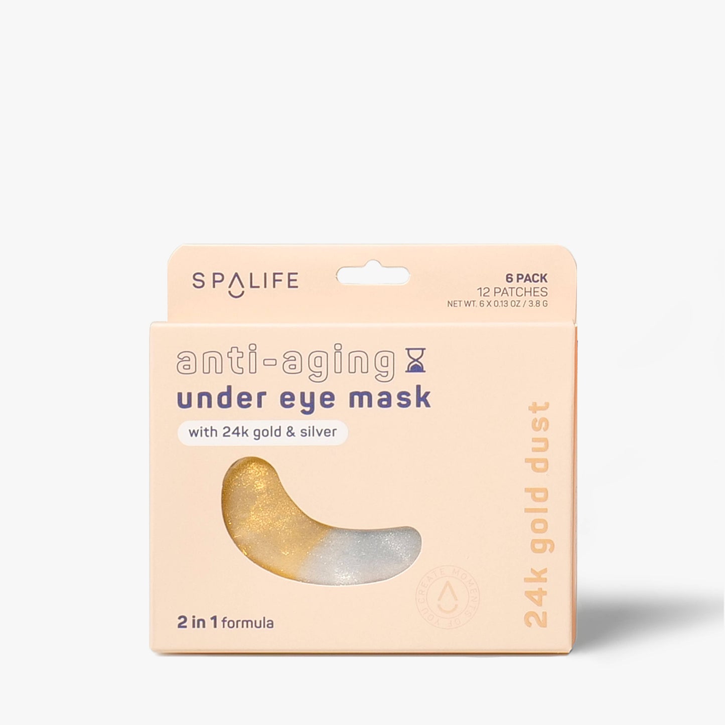 My Spa Life - Anti-Aging Under Eye Masks  (2 in 1 Formula) - 6 Pairs