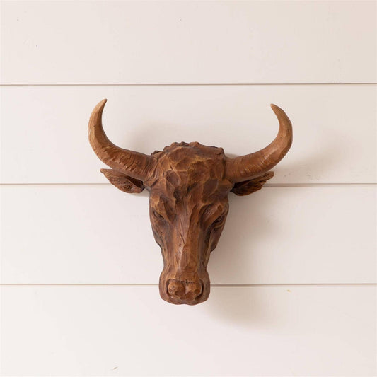 Audrey's Home & Gift - Rustic Bull Head Mount (PC)