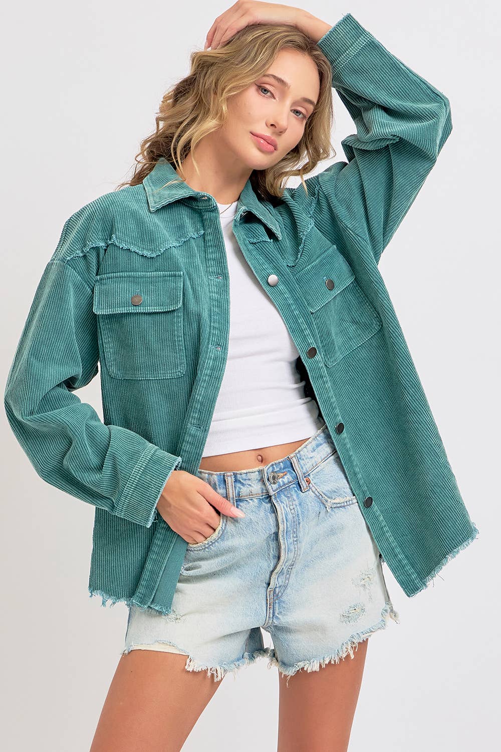 SHACKET MINERAL WASHED CORDUROY