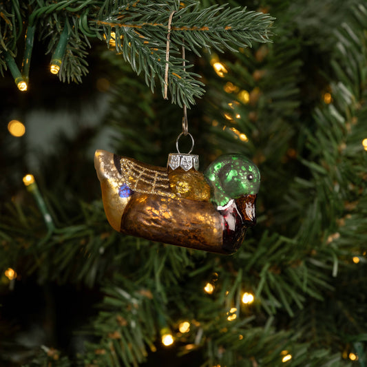 Ragon House - GLITTERED DUCK ORNAMENT