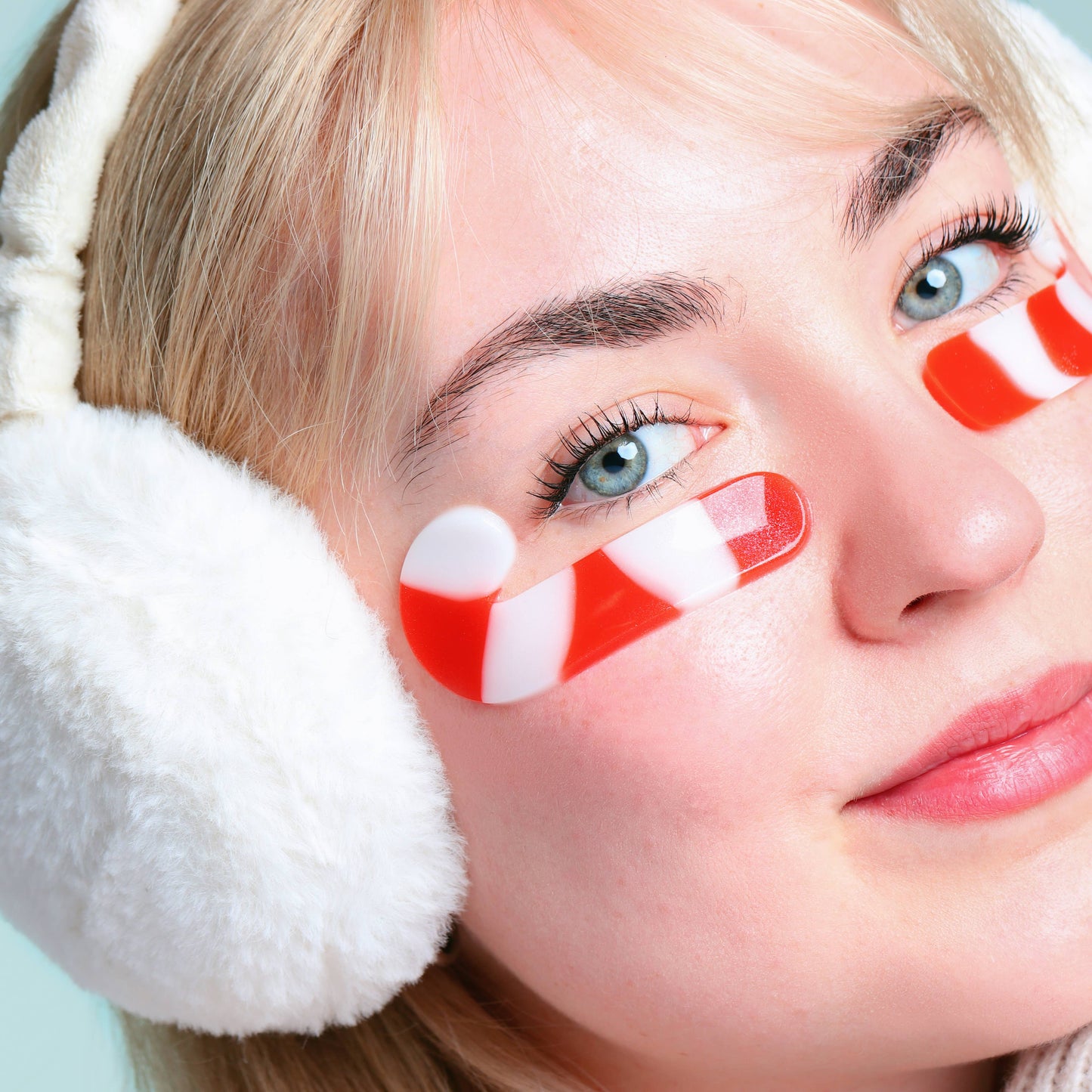 Christmas Holiday Candy Cane Cutie Depuffing Undereye Masks