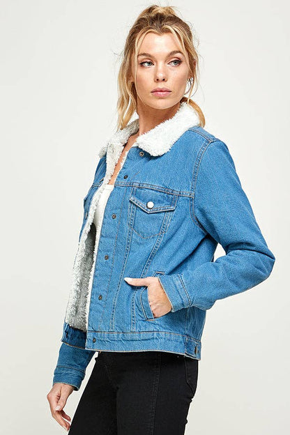 SHERPA DENIM JACKET