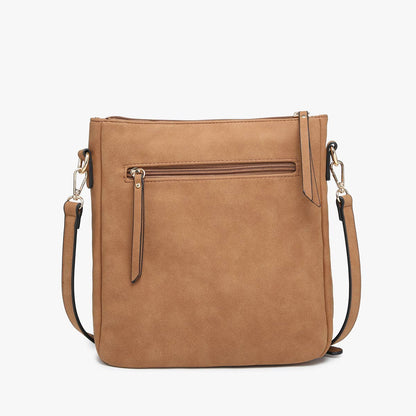 LAYLA FAUX SUEDE CROSSBODY WITH TASSEL