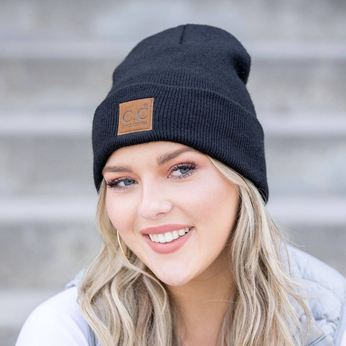 Aili's Corner - C.C® Heathered Boyfriend Beanie: Heather Cacao