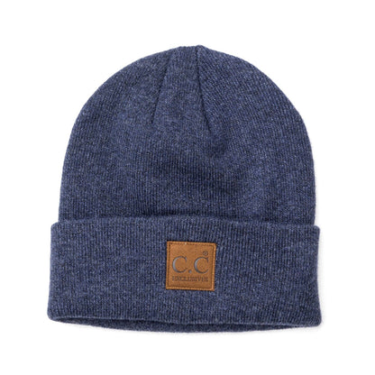 Aili's Corner - C.C® Heathered Boyfriend Beanie: Heather Cacao