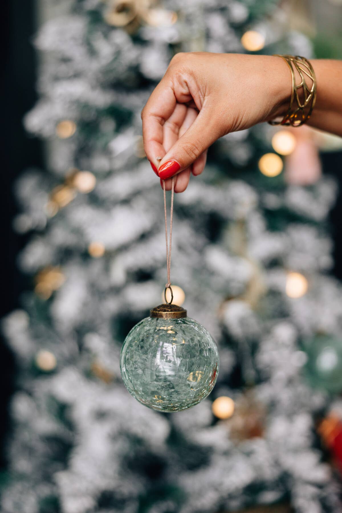 Crackle Glass Ornament