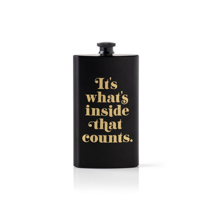 Chronicle Books - Brass Monkey It's What's Inside That Counts Pocket Flask