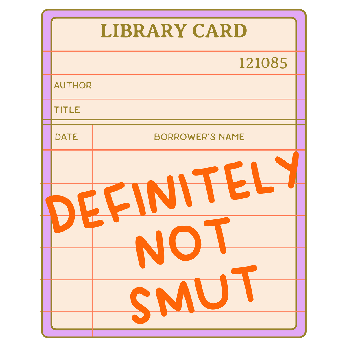 FUN CLUB - DEFINITELY NOT SMUT MAGNETIC BOOKMARK (booktok, romantasy)
