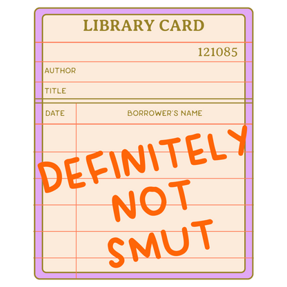 FUN CLUB - DEFINITELY NOT SMUT MAGNETIC BOOKMARK (booktok, romantasy)