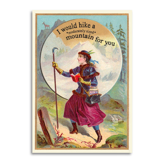 SARCASTIC RELATIONSHIP HIKINH MOUNTAIN CARD