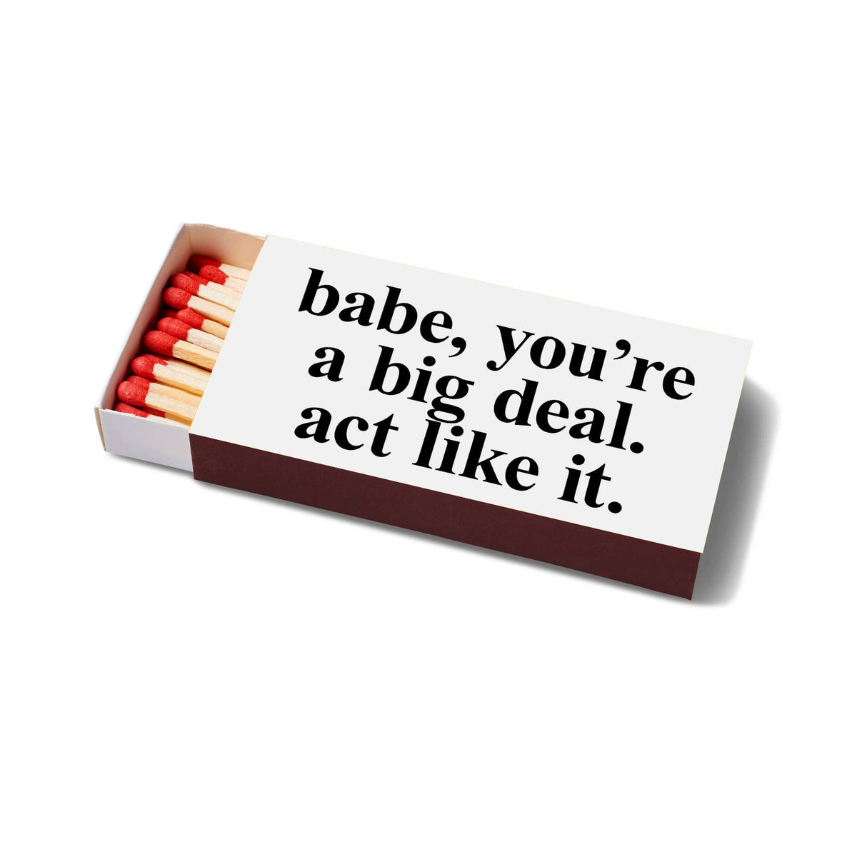 Funny Matchbox | Babe Quote Box Matches | Decorative Match